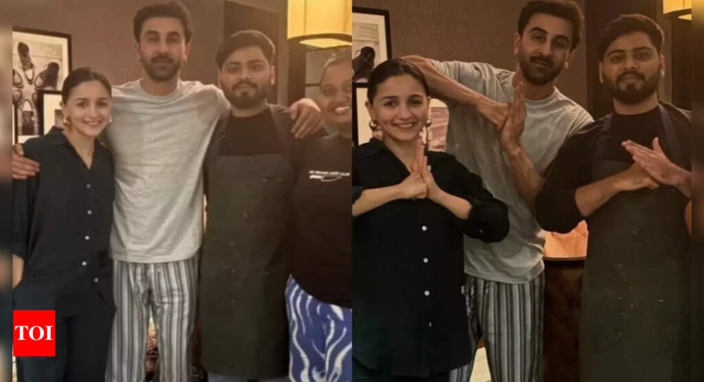 Happy Birthday Ranbir Kapoor: 'Animal' star strikes a happy pose in casual look alongside wife Alia Bhatt and others | Hindi Movie News Filmymeet