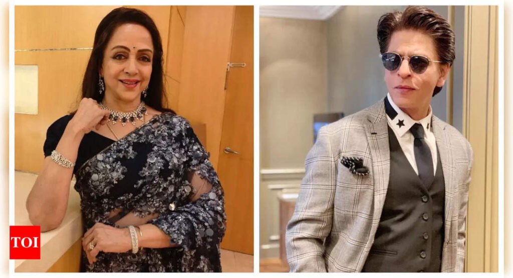 Hema Malini takes a promise from Shah Rukh Khan to visit Mathura | Filmymeet