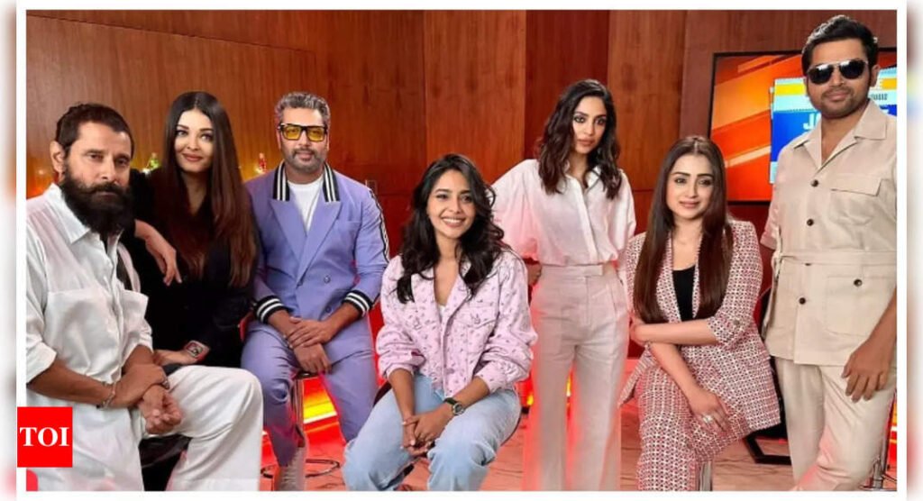 Sobhita Dhulipala celebrates 2 years of 'Ponniyin Selvan: I'; shares pics with Aishwarya Rai, Vikram and says 'Gonna tell my kids these were THE AVENGERS' | Filmymeet