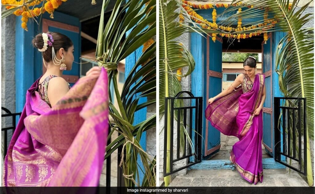 Sharvari Wears A 35-Year-Old Kanjeevaram Saree Passed Down From Her Grandmother FilmyMeet