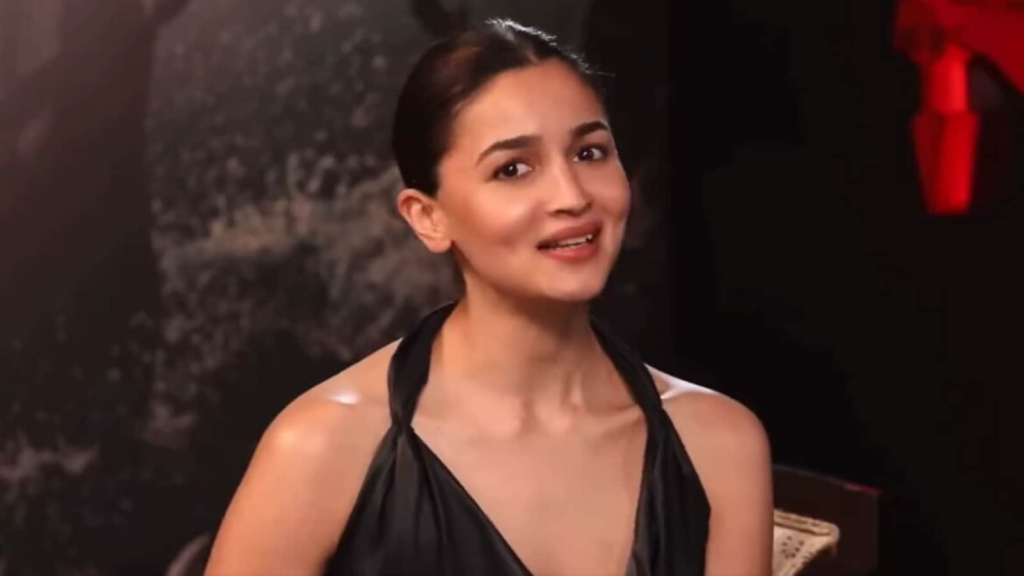 Internet impressed with Alia Bhatt's Telugu after she sings Chuttamalle from Devara Part 1. Watch FilmyMeet