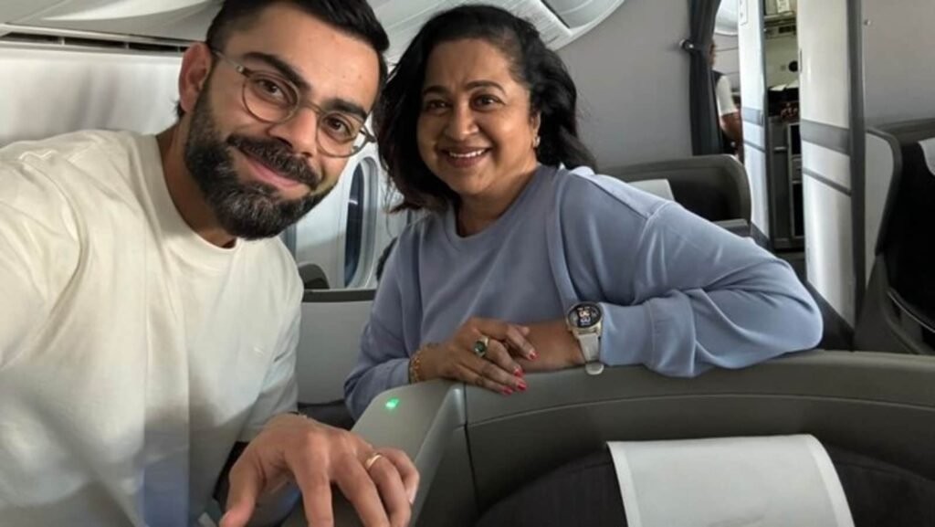 Radhika Sarathkumar bumps into Virat Kohli on flight from London to Chennai; thanks him for giving her a selfie FilmyMeet