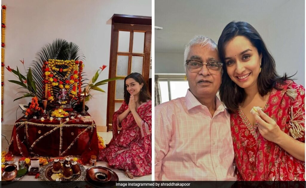 Shraddha Kapoor's Festivities Include Fam-Jam, Modaks And More FilmyMeet