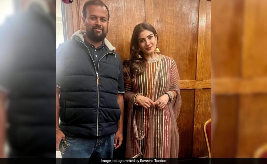 Raveena Tandon Shares Pic With London Fan Whom She Refused: "A Promise Kept" FilmyMeet