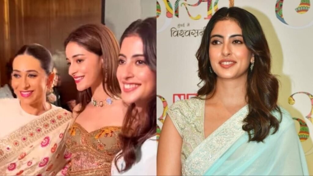 Navya Nanda takes break from IIM classes to attend Mumbai event, poses with Karisma Kapoor and BFF Ananya Panday | Bollywood FilmyMeet