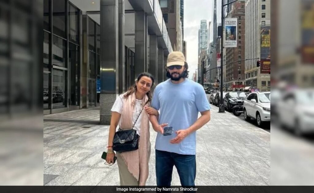 Mahesh Babu And Namrata Shirodkar's Pic From New York FilmyMeet