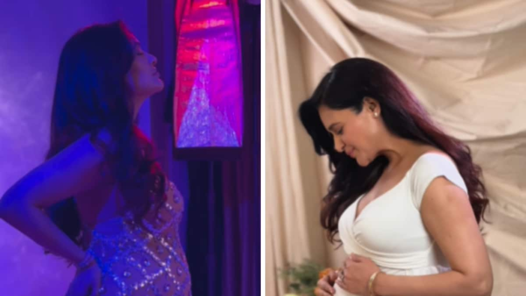 Yuvika Chaudhary Drops BTS Video From Maternity Shoot, FaceTimes With Prince Narula FilmyMeet