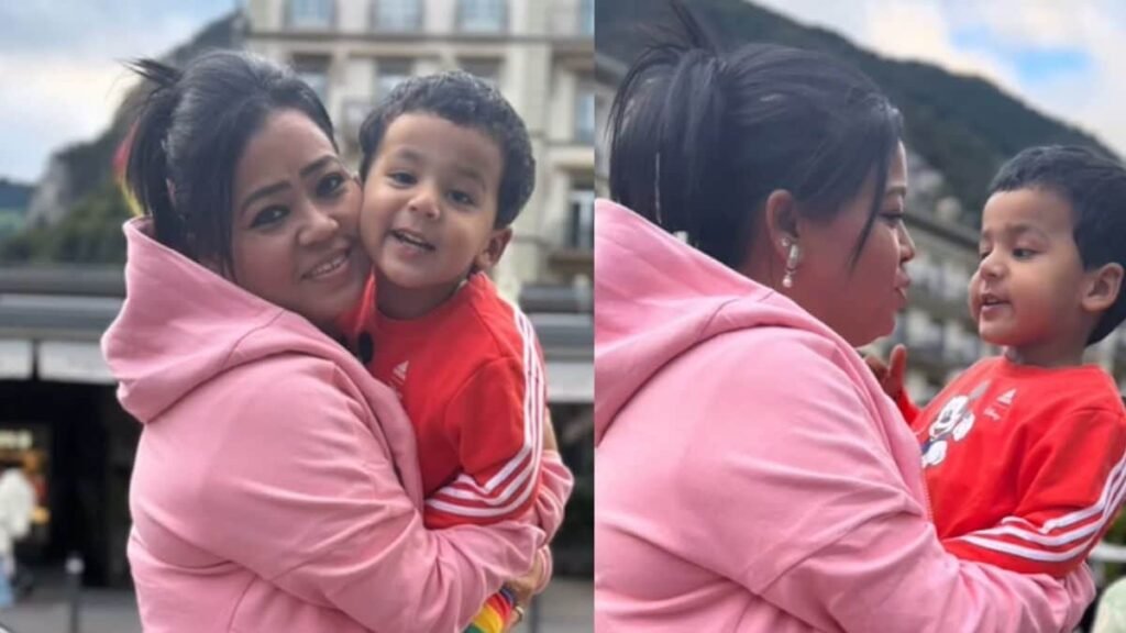 If Pure Love Had A Face, It Would Look A Lot Like This Bharti Singh And Son Gola's Post FilmyMeet