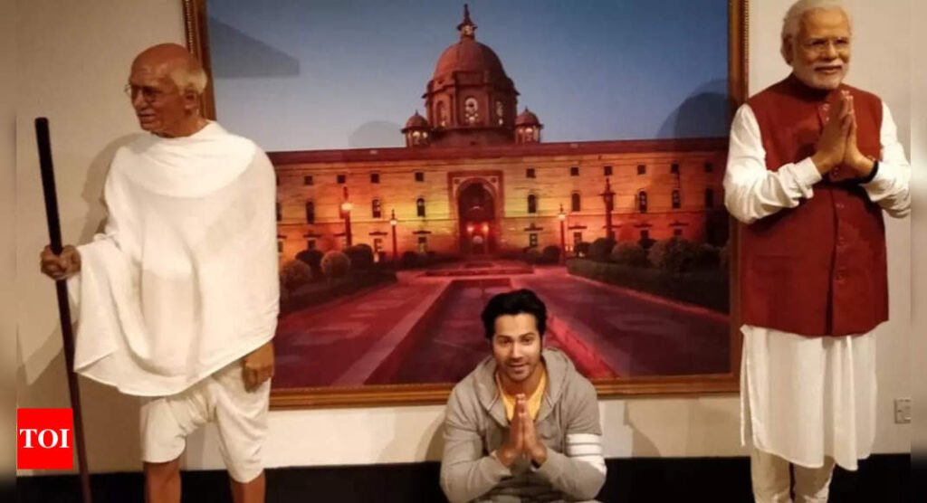 Varun Dhawan pays respect to Mahatma Gandhi on his birth anniversary, shares pictures from iconic location | Hindi Movie News Filmymeet