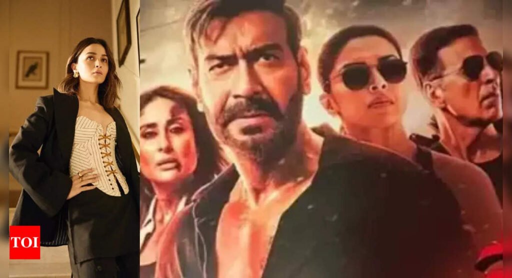 Alia Bhatt just cannot keep calm on watching 'Singham Again' trailer, says 'all the dynamite in one frame' for the big multi-starrer led by Ajay Devgn Filmymeet