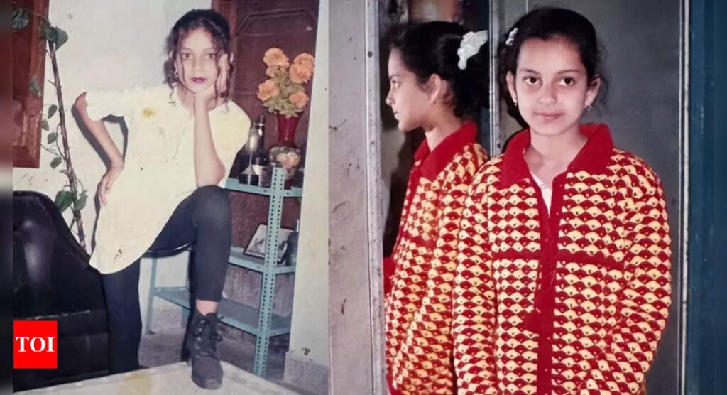 Kangana Ranaut takes trip down memory lane with adorable PICS: I was such a funny kid | Hindi Movie News Filmymeet