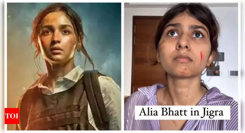 Chandni Bhabhda mimics Alia Bhatt; netizens ask, 'Jigra is Alia’s version of Animal?' - WATCH video | Filmymeet