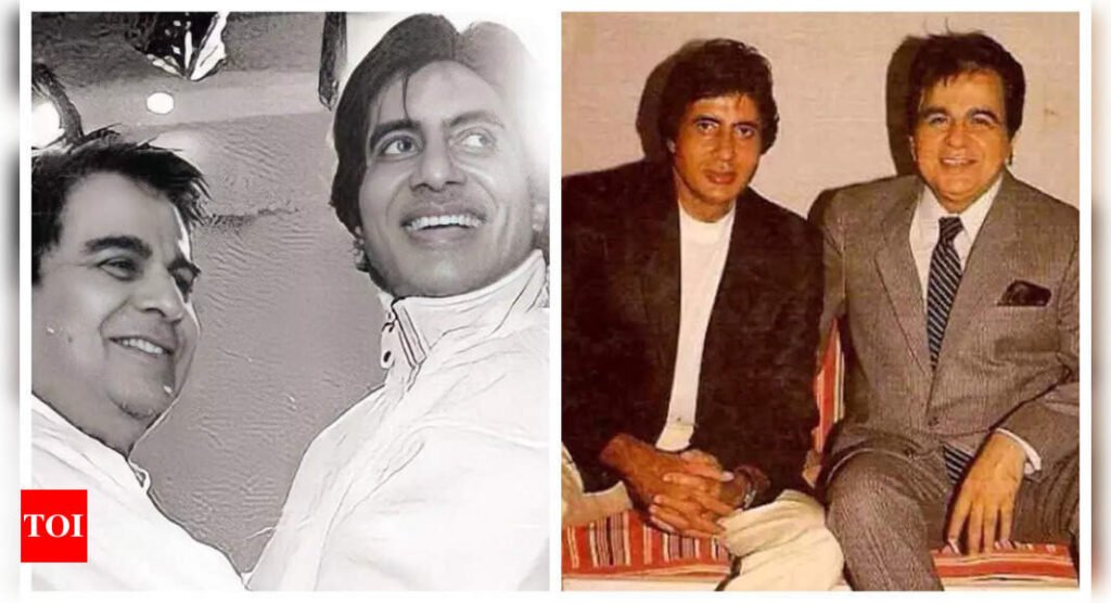 Did you know fans almost overturned a train while trying to catch a glimpse of Dilip Kumar? Amitabh Bachchan recalls | Filmymeet