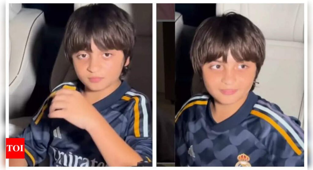 Shah Rukh Khan's son AbRam's cute conversation with paparazzi is winning hearts: 'SRK sir ko salaam bolna' - WATCH video | Filmymeet