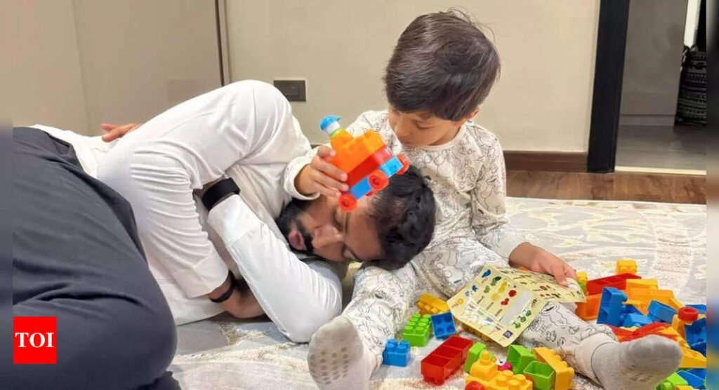 Hardik Pandya rests his head on son Agastya's lap, calls it the best feeling ever | Hindi Movie News Filmymeet