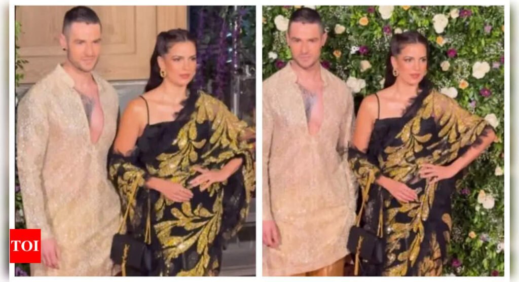 Natasa Stankovic makes a stylish Diwali appearance with Aleksandar Alex amid divorce with Hardik Pandya - WATCH video | Filmymeet