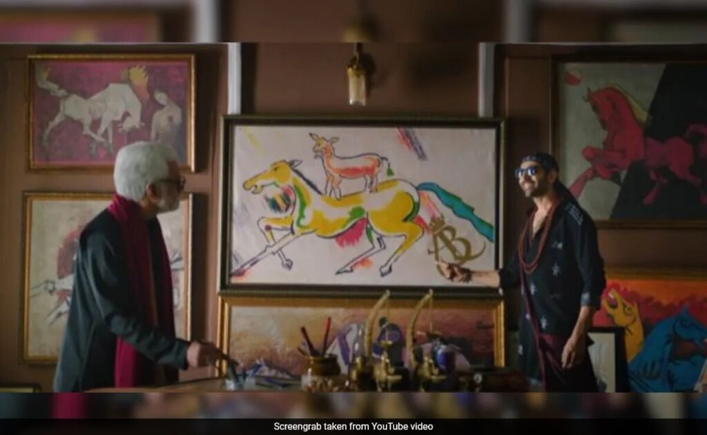 Spot Majnu Bhai's Painting In Kartik Aaryan's Film FilmyMeet