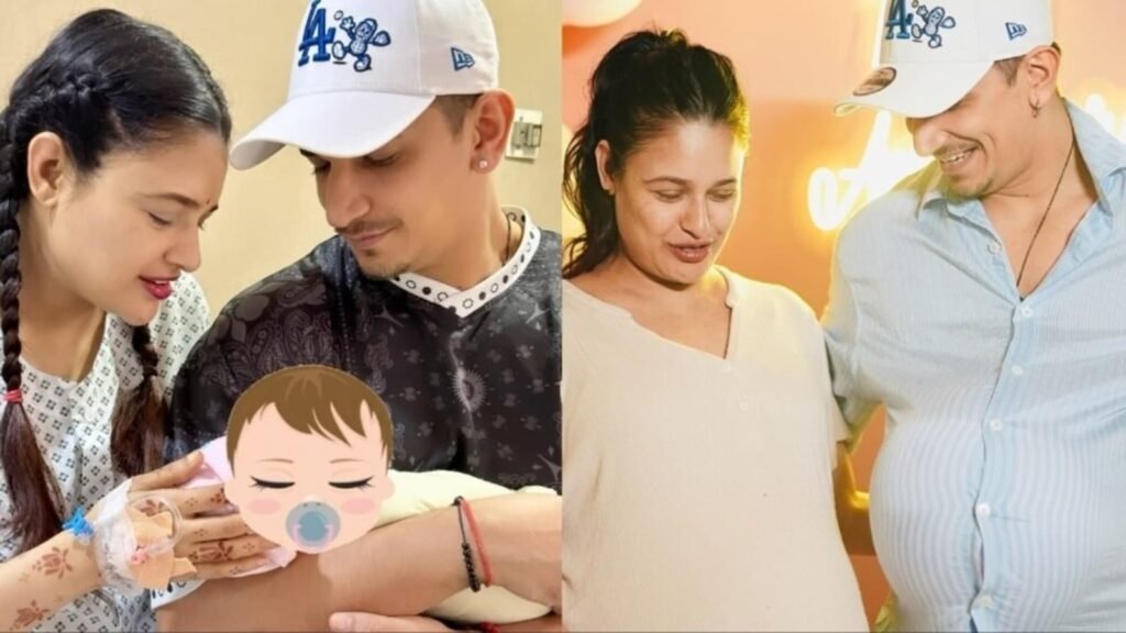 Prince Narula and Yuvika Chaudhary share first pic with newborn daughter from hospital. See post FilmyMeet