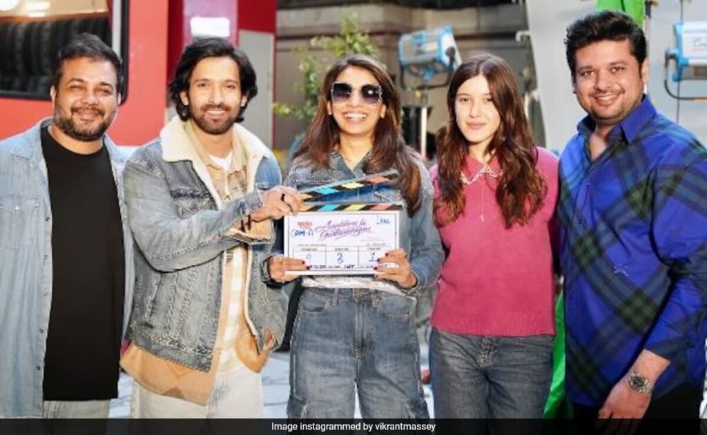 Vikrant Massey And Shanaya Kapoor Begin Shooting For Aankhon Ki Gustaakhiyan FilmyMeet