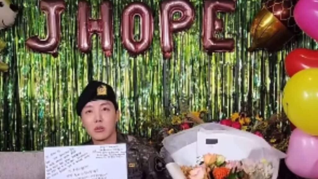 How Boy Band Tomorrow X Together Welcomed BTS' J-Hope On His Military Discharge FilmyMeet