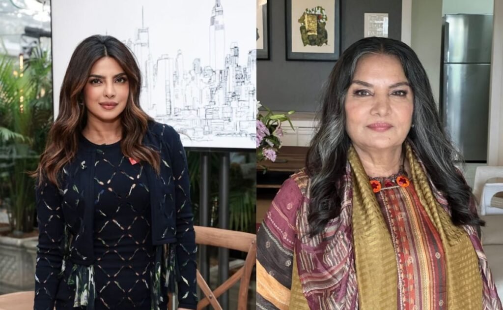 Priyanka Chopra Congratulates Shabana Azmi On Excellence in Cinema Award FilmyMeet