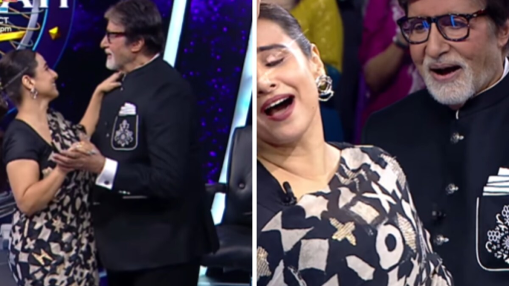 Watch: Vidya Balan’s ‘Fangirl’ Moment At Kaun Banega Crorepati 16, Shares A Dance With Amitabh Bachchan FilmyMeet