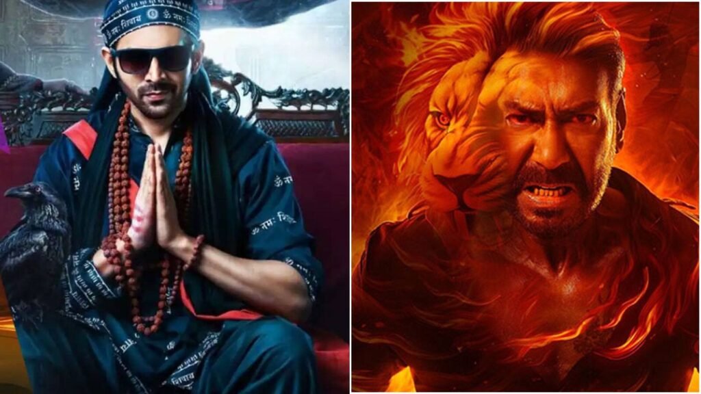 Bhool Bhulaiyaa 3 vs Singham Again Box Office Collections: Kartik Aaryan Film Or Ajay Devgn's Multi-Starrer - Who Won The Week 1 Battle? | Movies News Filmymeet