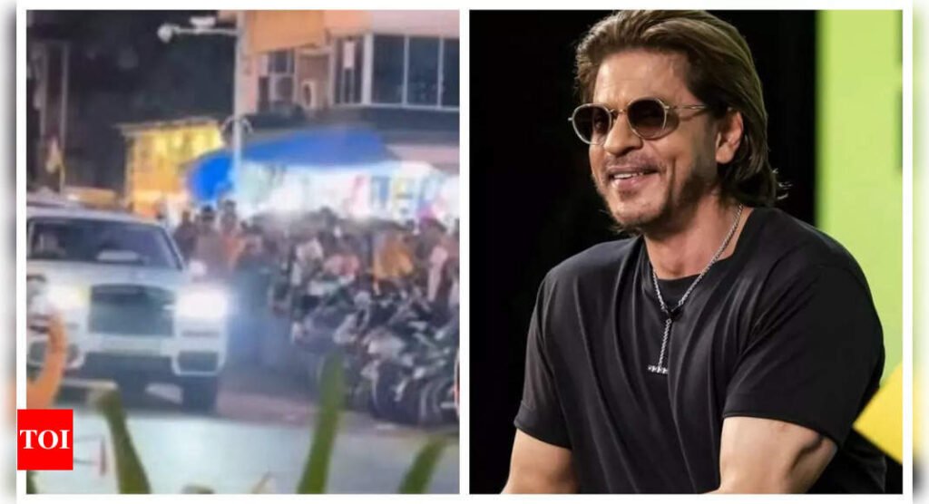 Shah Rukh Khan arrives at the venue for a fan event to meet and interact with them on his 59th birthday - WATCH video | Filmymeet