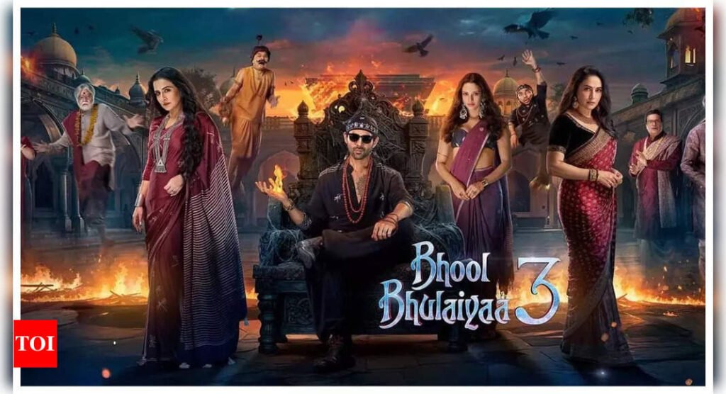 Bhool Bhulaiyaa 3 box office collection Day 4: Kartik Aaryan starrer closes in on Rs 125 crore mark on first Monday | Filmymeet