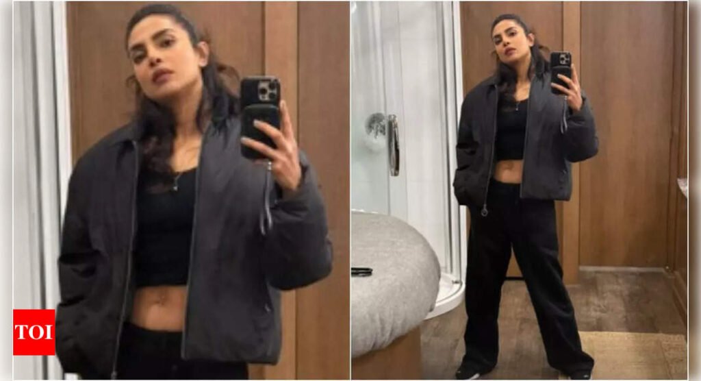 Pics: Priyanka Chopra stuns in Nick Jonas' puffer jacket | Hindi Movie News Filmymeet