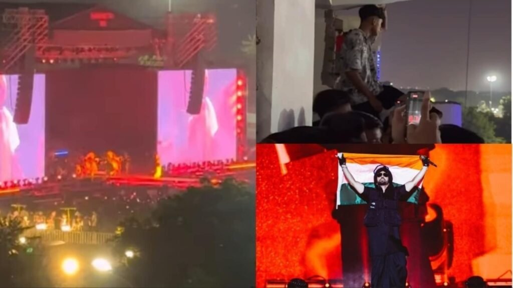 Diljit Dosanjh fans watch his concert in Jaipur from their PG balcony, joke that they saved ₹25000. Watch FilmyMeet