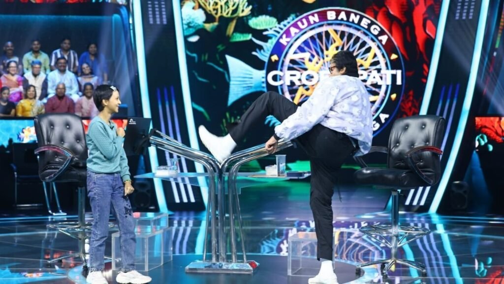 Kaun Banega Crorepati 16: Fans are awestruck by Amitabh Bachchan's fitness at 82 as he tries taekwondo kicks. Watch FilmyMeet