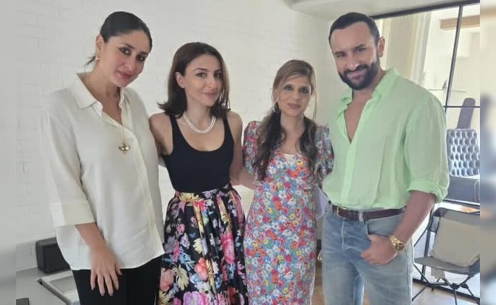 A Look At Saba Pataudi's Throwback Post Featuring Sara, Ibrahim, Saif, Kareena, Ibrahim And Others FilmyMeet