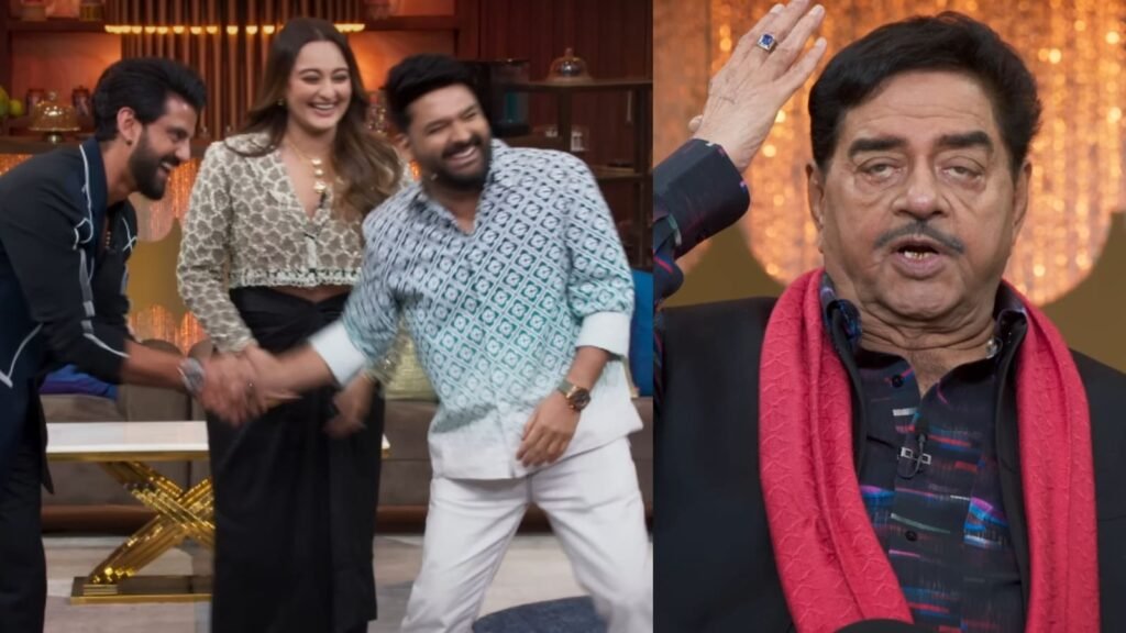 Sonakshi takes saiyyan Zaheer to bhaiya Kapil Sharma’s show; Shatrughan Sinha joins them as ‘bhola bhala aadmi’ FilmyMeet