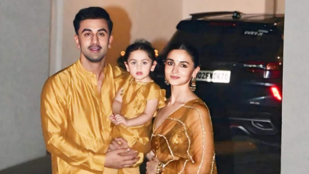 Alia Bhatt, Ranbir Kapoor and Raha are a 'golden family' for Diwali celebrations at new home | Bollywood FilmyMeet