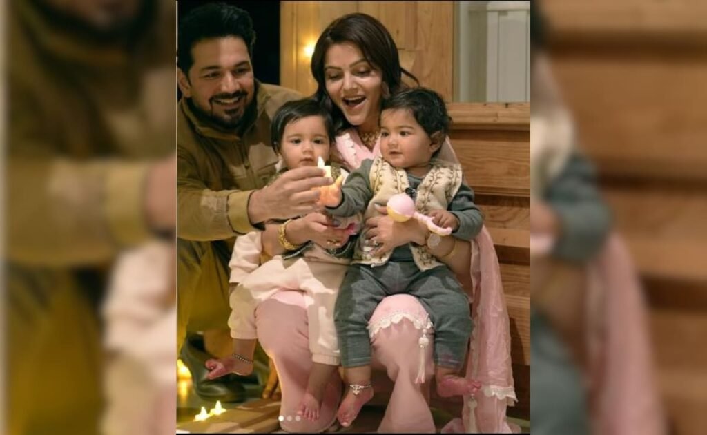 Abhinav Shukla Shares Late Diwali Post With His Wife Rubina Dilaik And Twin Daughters: "My Three Luxmis" FilmyMeet