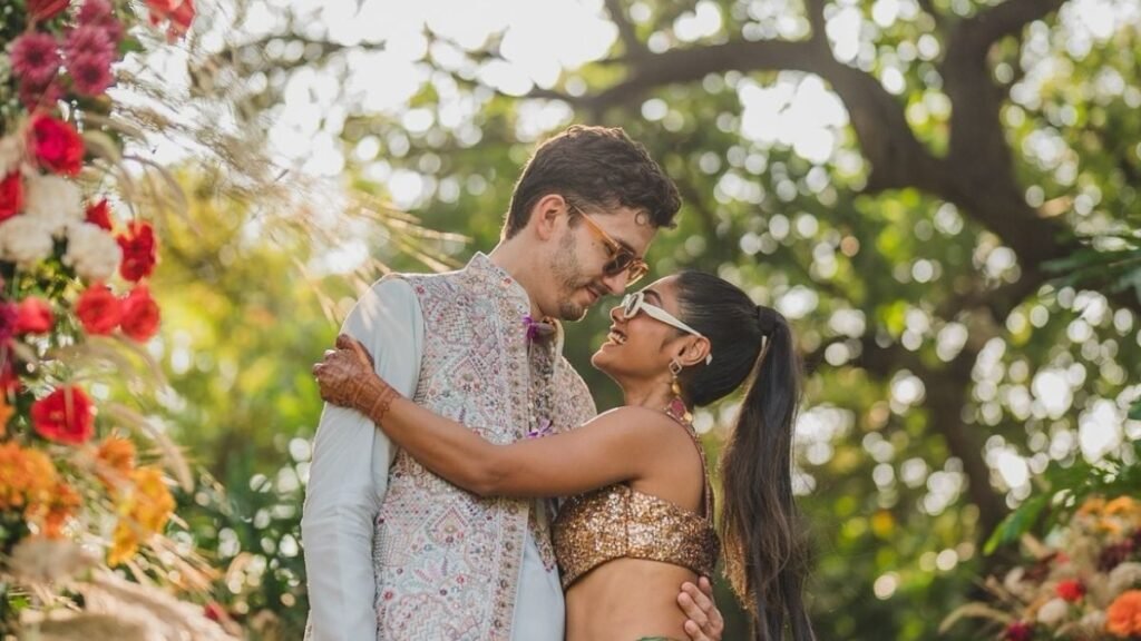 Inside Sreejita De And Michael Blohm-Pape's Dreamy Mehndi At Goa Wedding FilmyMeet