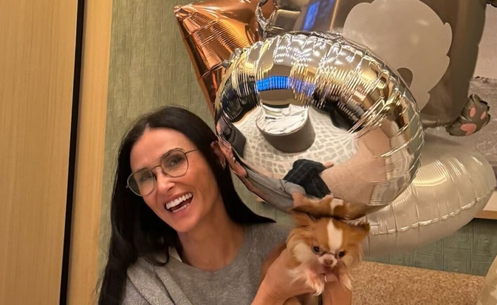 Demi Moore’s Pet Chihuahua Pilaf “Says Thank You” For Birthday Wishes FilmyMeet